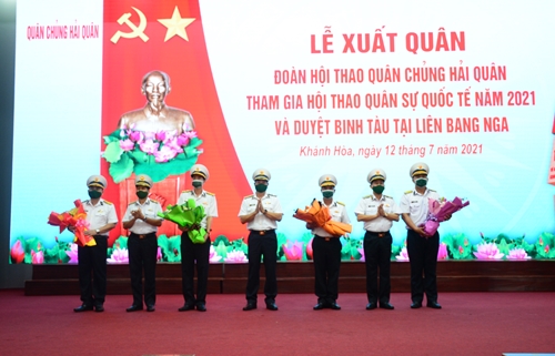 Đoàn Hải quân nhân dân Việt Nam xuất quân tham gia Army Games 2021

